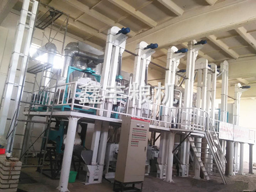 青海格爾木30噸藜麥加工設(shè)備安裝案例